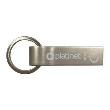 Metallo impermeabile Flash Disk USB 128GB cromo opaco