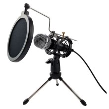 Microfono a condensatore con filtro POP JACK 3,5 mm