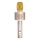 Microfono karaoke 6W/5V 1500 mAh Bluetooth dorato