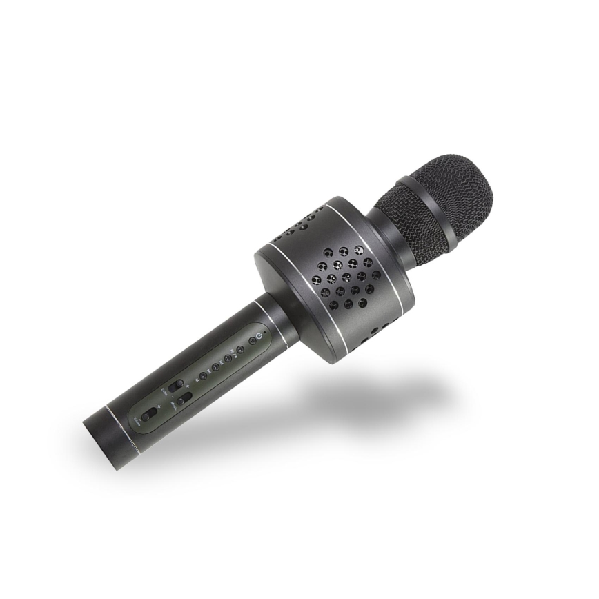 Microfono per karaoke Bluetooth 6W/5V 1500 mAh nero