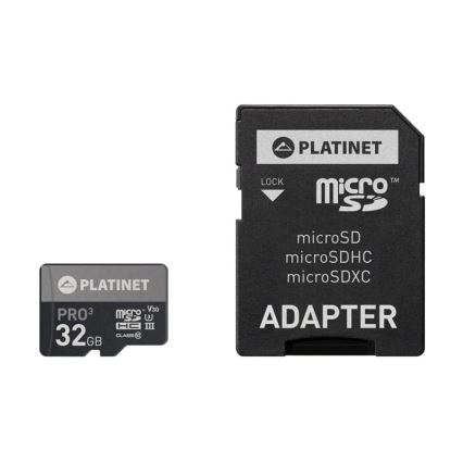 MicroSDHC 32GB U3 Pro 90MB/s + Adattatore SD