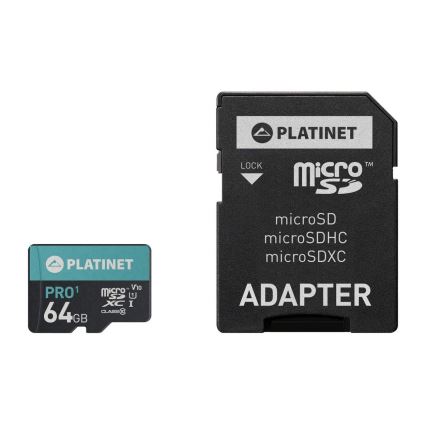 MicroSDXC 64GB U1 Pro 70MB/s + Adattatore SD