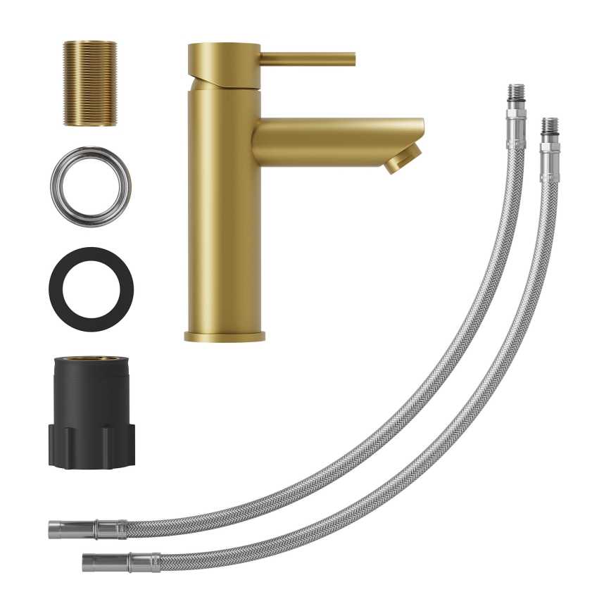 Miscelatore per lavabo RINGSTED 17,8 cm in ottone spazzolato