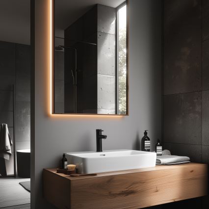 Miscelatore per lavabo RINGSTED 17,8 cm nero opaco