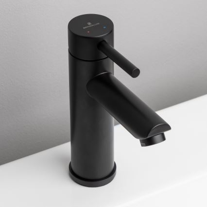 Miscelatore per lavabo RINGSTED 17,8 cm nero opaco