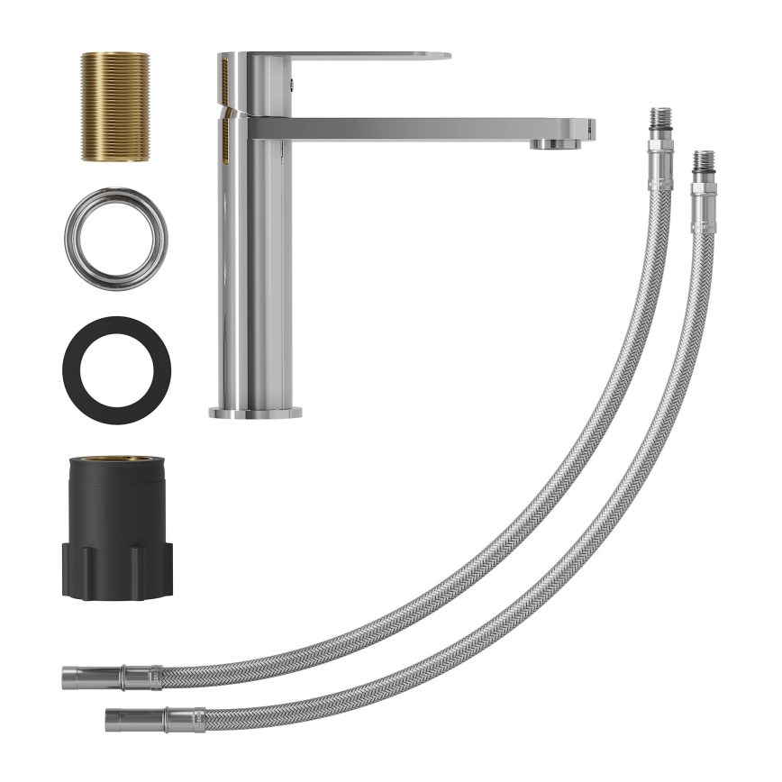 Miscelatore per lavabo TARNBY 17,3 cm, cromo lucido