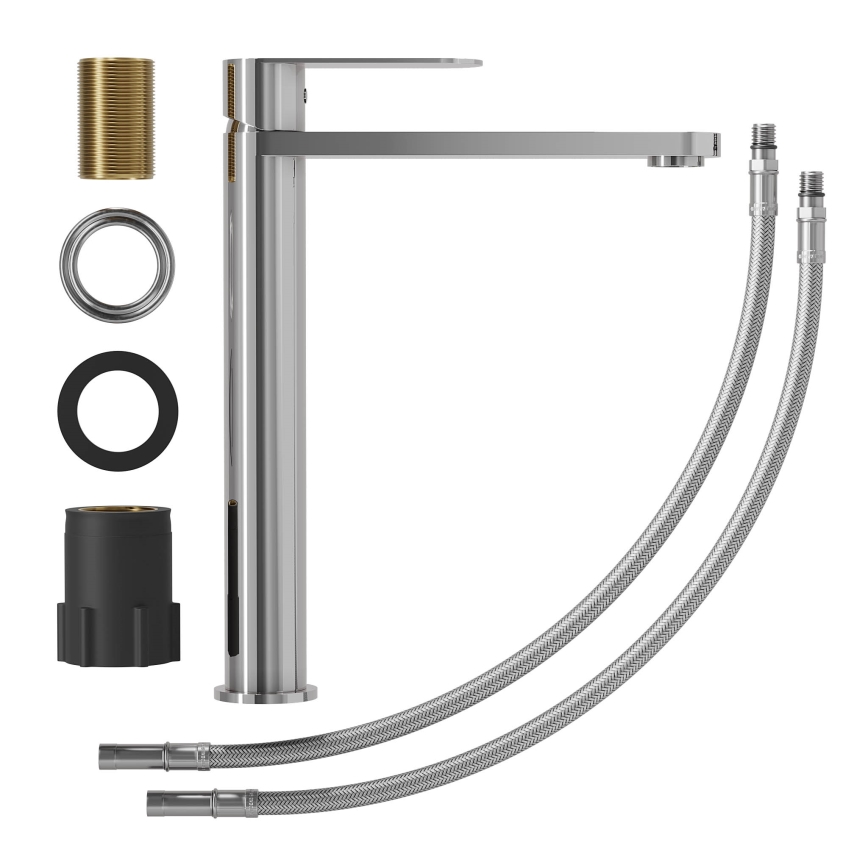 Miscelatore per lavabo TARNBY 27,3 cm, cromo lucido