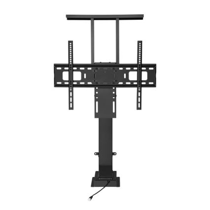 MK FLORIA MKF-19DM648 - Supporto a pavimento per TV 37-65 nero SCHUKO + telecomando