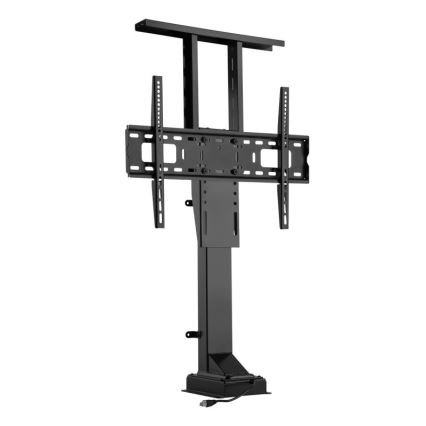 MK FLORIA MKF-19DM648 - Supporto a pavimento per TV 37-65 nero SCHUKO + telecomando