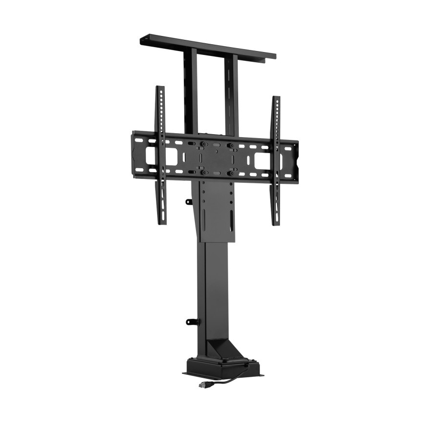 MK FLORIA MKF-19DM648 - Supporto a pavimento per TV 37-65 nero SCHUKO + telecomando
