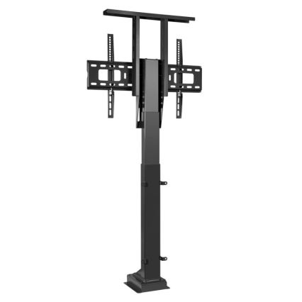 MK FLORIA MKF-19DM648 - Supporto a pavimento per TV 37-65 nero SCHUKO + telecomando