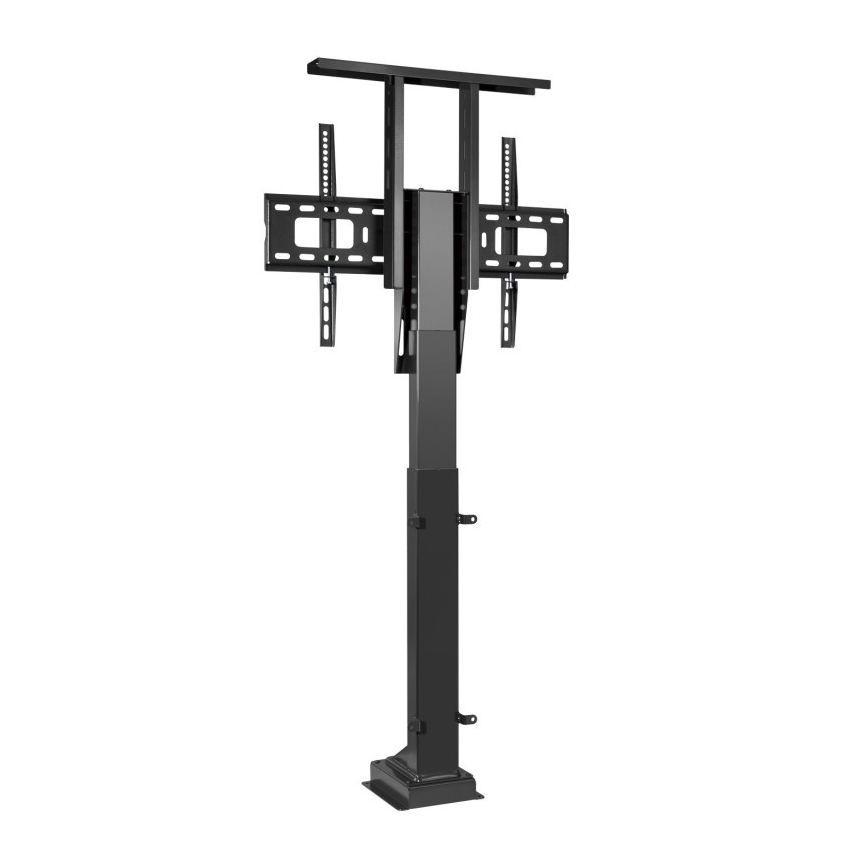 MK FLORIA MKF-19DM648 - Supporto a pavimento per TV 37-65 nero SCHUKO + telecomando