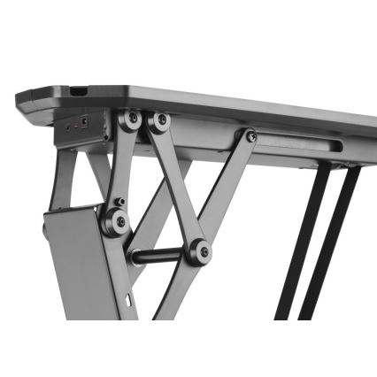 MK FLORIA MKF-20DM444 - Supporto a soffitto smart per TV 55" nero Wi-Fi TUYA + telecomando