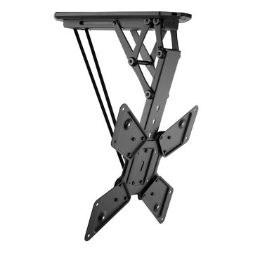 MK FLORIA MKF-20DM444 - Supporto a soffitto smart per TV 55" nero Wi-Fi TUYA + telecomando