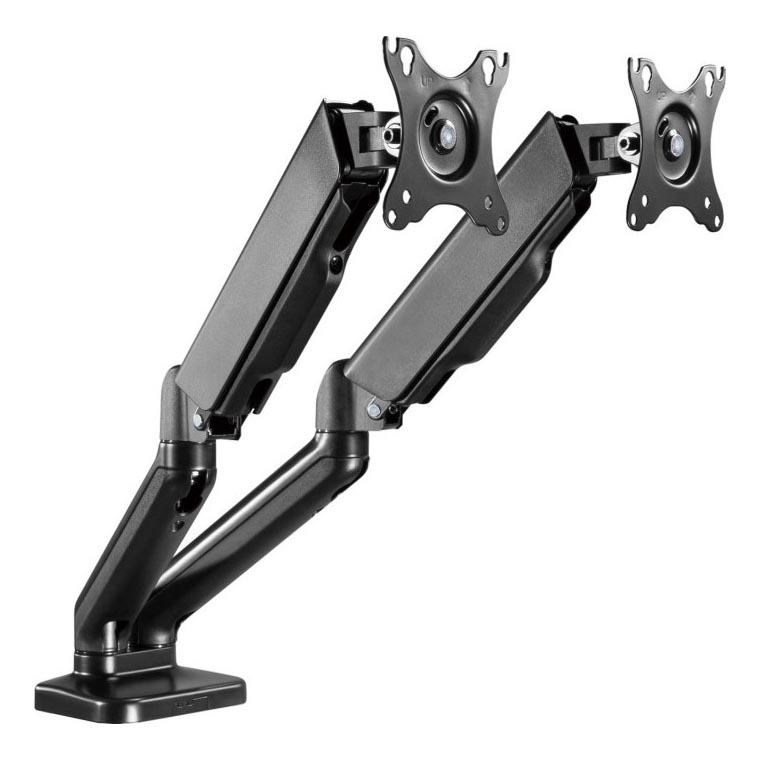 MK FLORIA MKF-21DP113S2 - Supporto regolabile per due monitor da 32 nero
