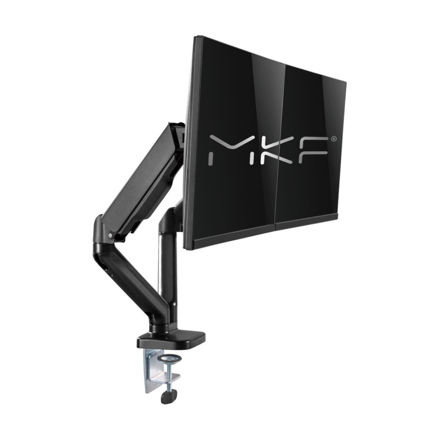 MK FLORIA MKF-21DP113S2 - Supporto regolabile per due monitor da 32 nero