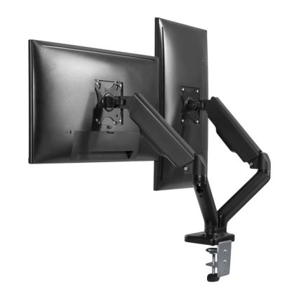 MK FLORIA MKF-21DP113S2 - Supporto regolabile per due monitor da 32 nero