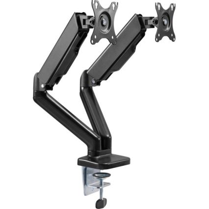 MK FLORIA MKF-21DP113S2 - Supporto regolabile per due monitor da 32 nero