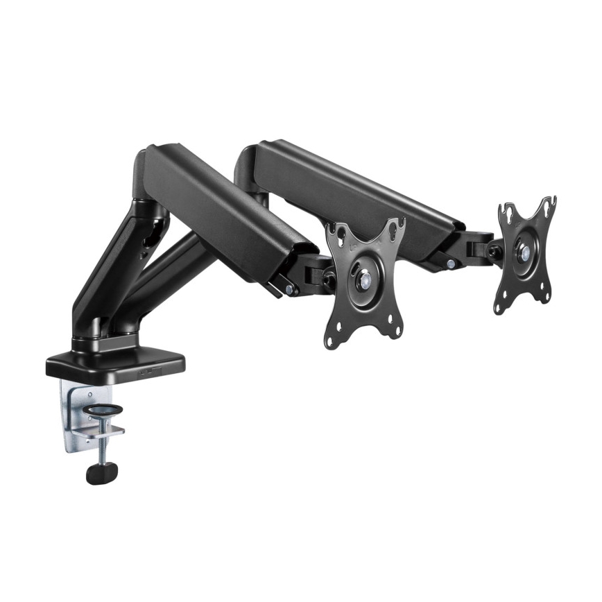 MK FLORIA MKF-21DP113S2 - Supporto regolabile per due monitor da 32 nero