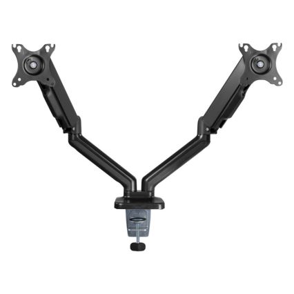 MK FLORIA MKF-21DP113S2 - Supporto regolabile per due monitor da 32 nero