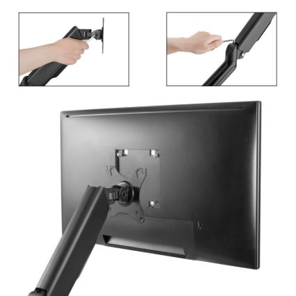 MK FLORIA MKF-21DP113S2 - Supporto regolabile per monitor da 32 nero
