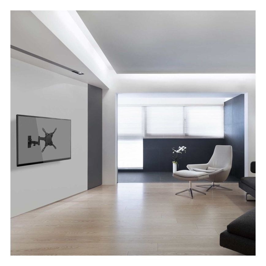 MK FLORIA MKF-21DP224 - Supporto a parete per TV con giunto 46" nero