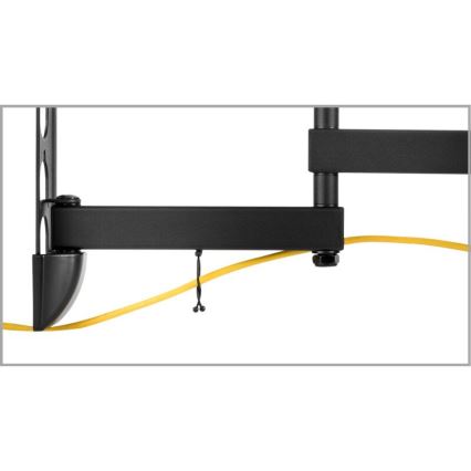 MK FLORIA MKF-23DP444 - Supporto a parete per TV con giunto 65" nero