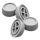 MK FLORIA Superior Anti-vibration PADS - Gommini antivibranti per lavatrici 4pz