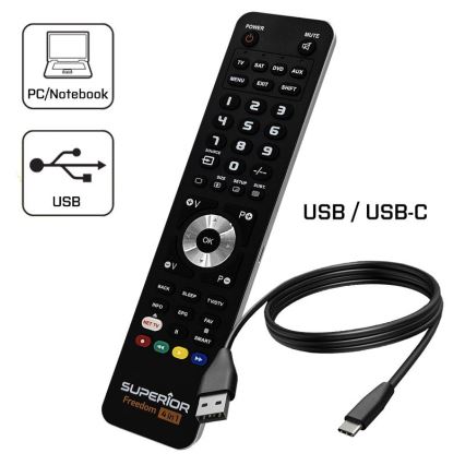MK FLORIA Superior FREEDOM 4in1 USB - Telecomando 4in1 USB 2xAAA