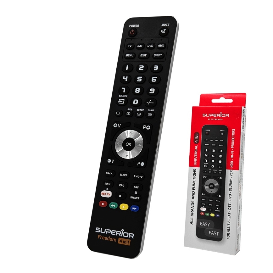 MK FLORIA Superior FREEDOM 4in1 USB - Telecomando 4in1 USB 2xAAA