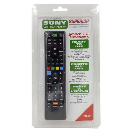 MK FLORIA Superior +TC UNI TV SONY - Telecomando di ricambio per TV SONY
