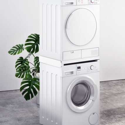MK FLORIA Superior Tower Slim - Elemento intermedio per lavatrice e asciugatrice 66 cm, bianco