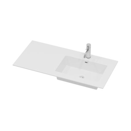 Mobile bagno con lavabo HELSINKI 95 cm destro/nero