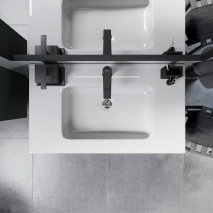 Mobile bagno con lavabo MOLDE 80 cm verde