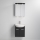 Mobile bagno con lavabo Vang + specchiera con LED 230V IP44, nero