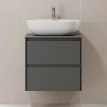 Mobile bagno TRONDHEIM per lavabo 60x57x46 cm antracite