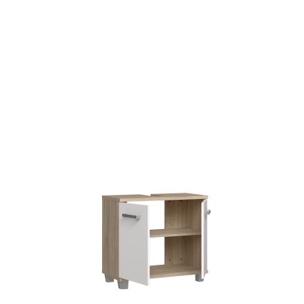 Mobile bagno VENOM bianco/rovere sonoma