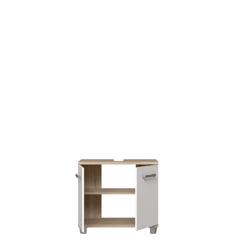 Mobile bagno VENOM bianco/rovere sonoma