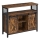 Mobile con ante scorrevoli FIRA 100x80x33 cm marrone/nero