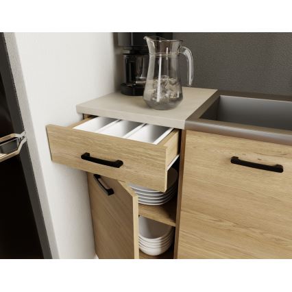 Mobile cucina PATRICIA 180 cm rovere