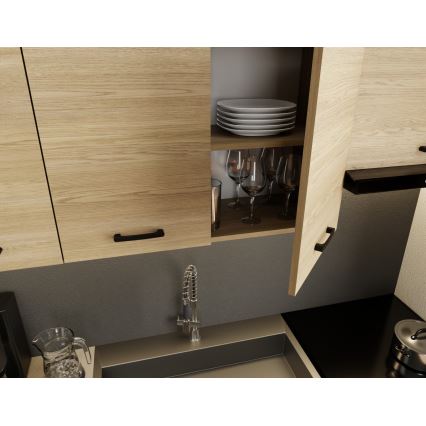 Mobile cucina PATRICIA 180 cm rovere