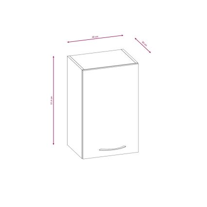 Mobile cucina VALERIA 180 cm rovere sonoma/marrone