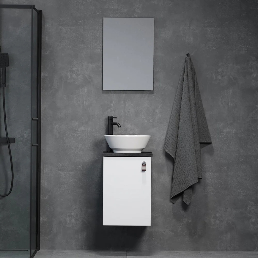 Mobile da bagno bianco SOREN con lavabo