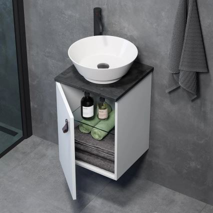 Mobile da bagno bianco SOREN con lavabo