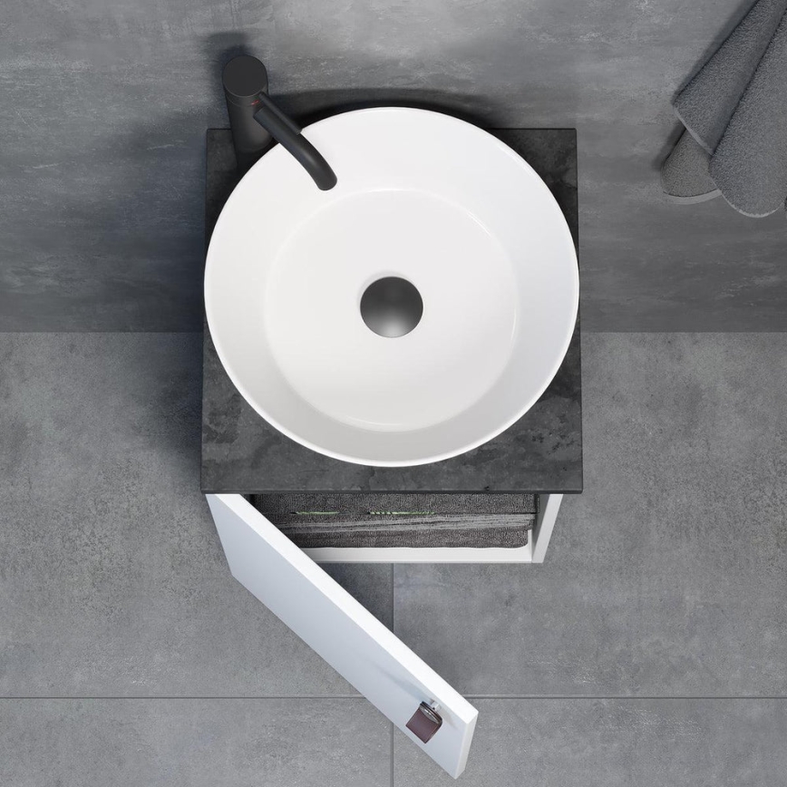 Mobile da bagno bianco SOREN con lavabo