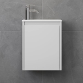 Mobile da bagno con lavabo COMO 40 cm, bianco opaco