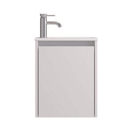 Mobile da bagno con lavabo COMO 40 cm, bianco opaco