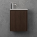 Mobile da bagno con lavabo COMO 40 cm noce