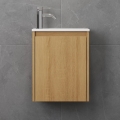 Mobile da bagno con lavabo COMO 40 cm rovere