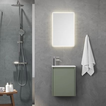 Mobile da bagno con lavabo COMO 40 cm, verde